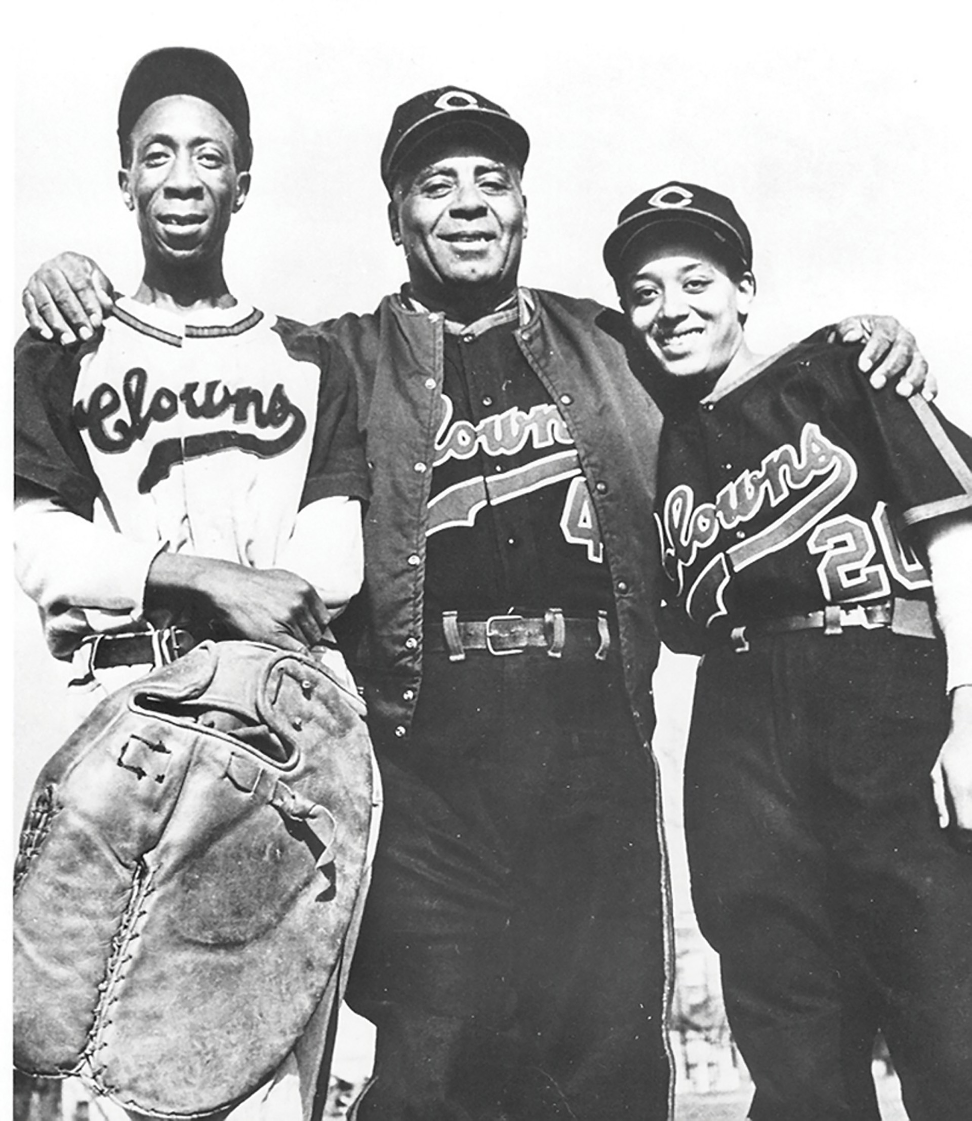 Connie Morgan with King Tut and Oscar Charleston