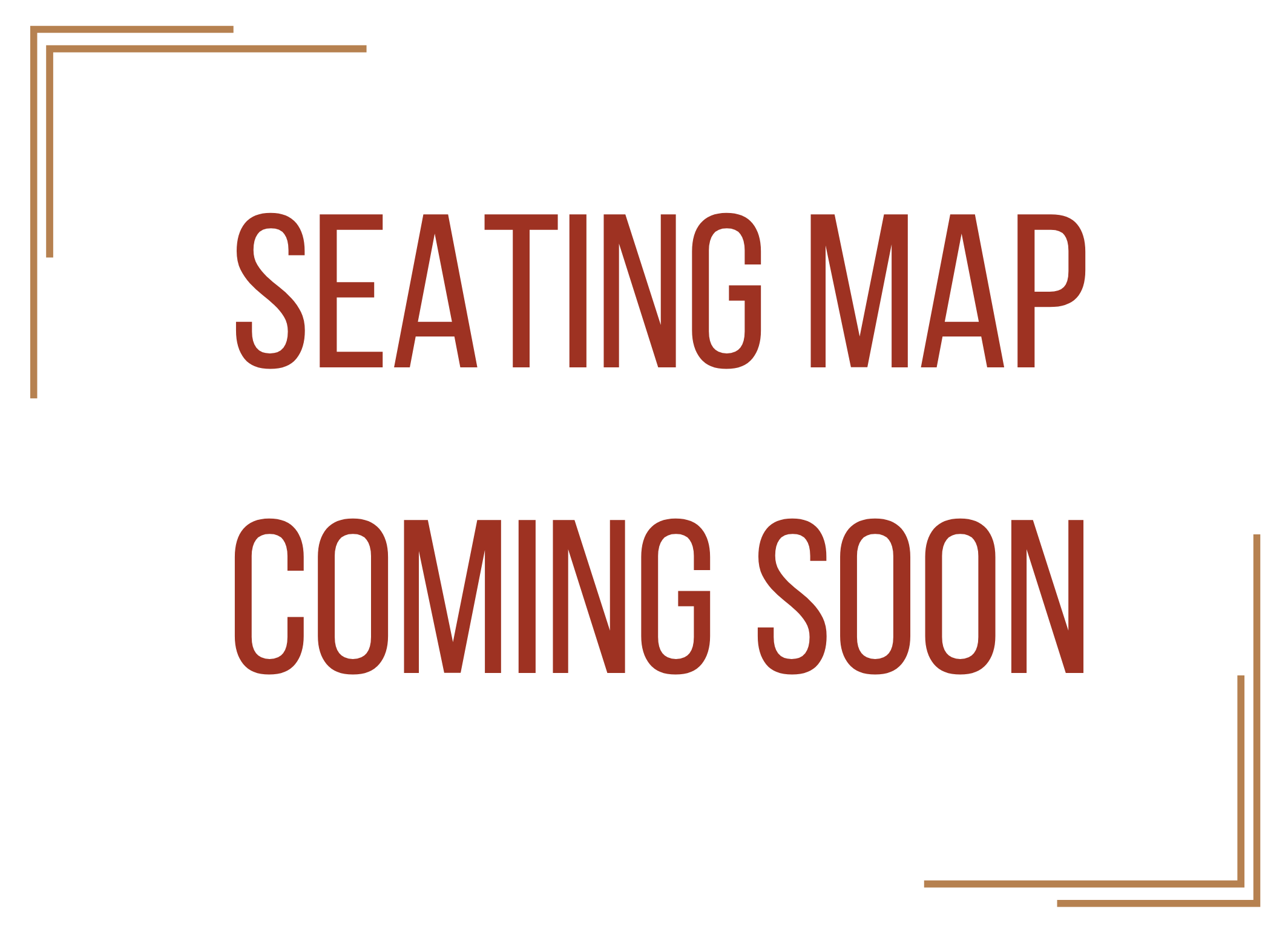 Seating Map Coming Soon- PA