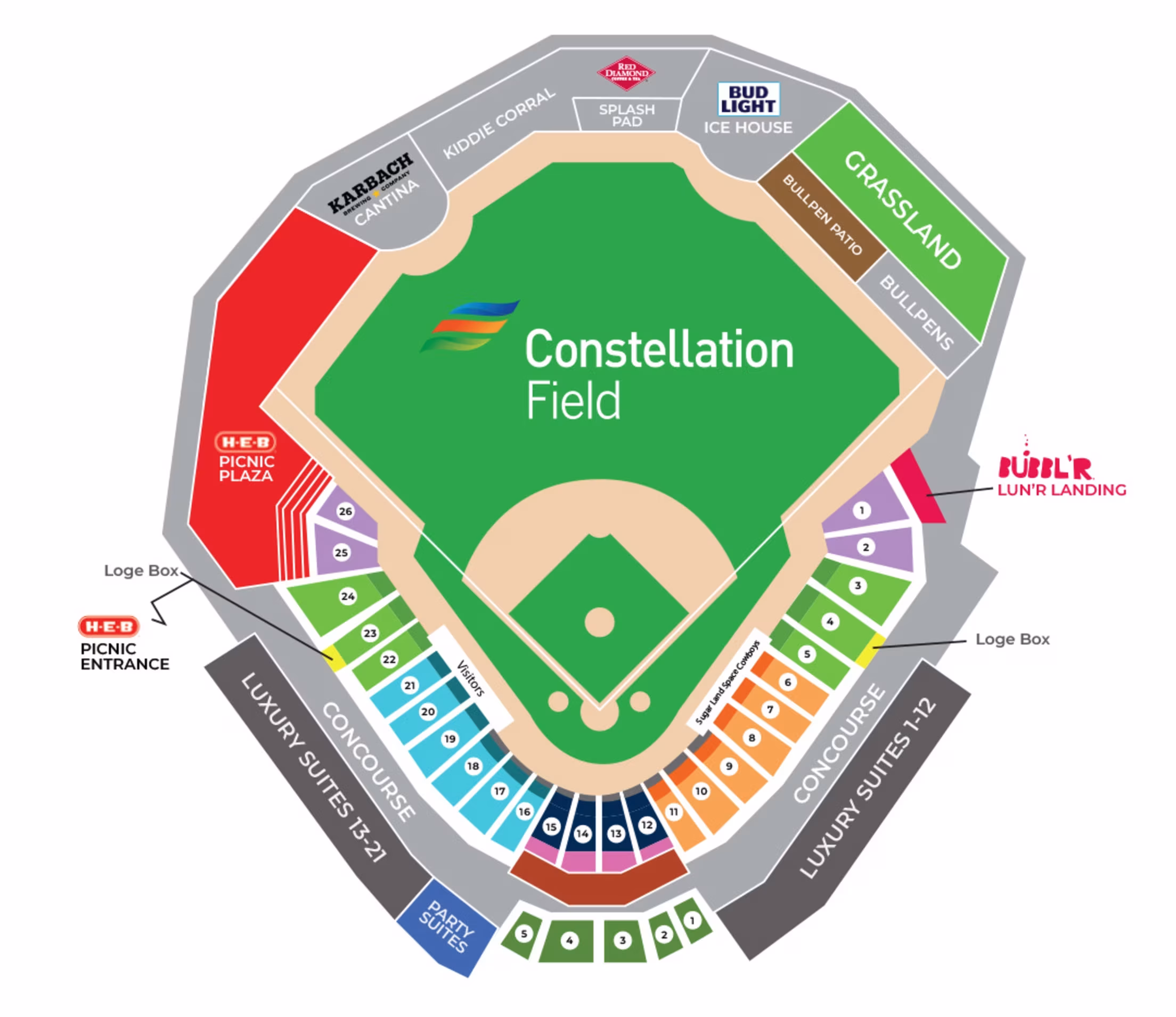 Sugar Land - Constellation Field